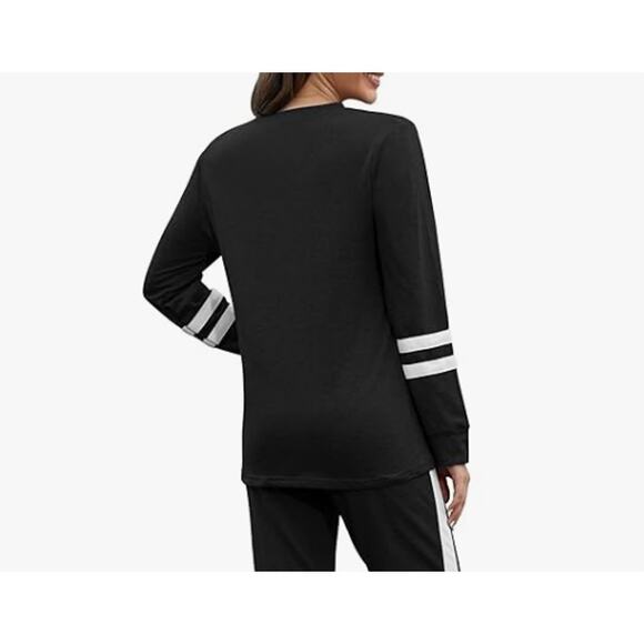 Rubzoof Long Sleeve Crew Neck with Stripes and Pocket Pullover Top NWT Size 3XL - Picture 2 of 8